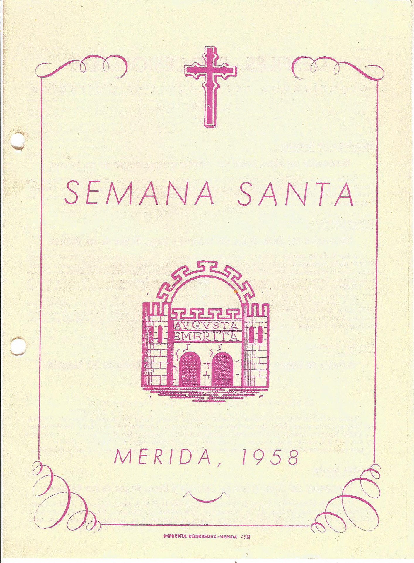Semana Santa en Mérida 1958 Mérida